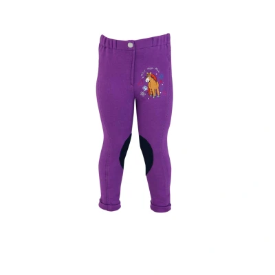 Afbeelding van Horka Rijbroek Minis Kids Violet 98
