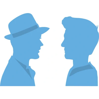 Afbeelding van Creatables stencil silhouet man #NOV13