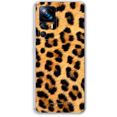 Afbeelding van Case Company® hoesje geschikt voor Xiaomi 12T Pro Luipaard Soft Cover Telefoonhoesje Bescherming aan alle Kanten en Schermrand