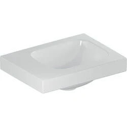 Afbeelding van Geberit iCon Light fontein kraangat links wit KeraTect (38 x 28 cm)