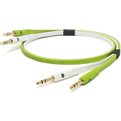 Afbeelding van NEO by Oyaide d+ TRS Class B Cable 2x 2m 6.3mm Balanced Kabel voor DJs