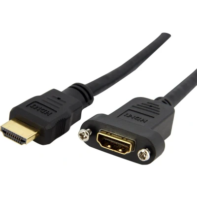 Afbeelding van HDMI Kabel Startech HDMIPNLFM3 Zwart