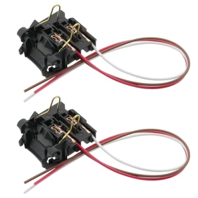 Afbeelding van YINETTECH Set van 2 H7 dimlichtbedradingsadapters Compatibel met Ford Focus MK2 3 MK3 20 cm lange kabel, zwart