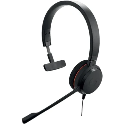 Afbeelding van Jabra Evolve 20 Headset Bedraad Hoofdband Kantoor/callcenter USB Type C / A Zwart