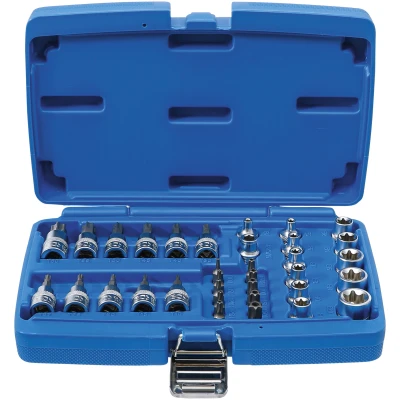 Afbeelding van BGS Dopsleutelbit en doppenset 3/8&quot; Torx 34 delig