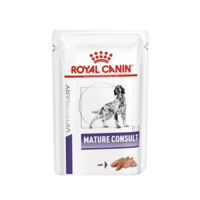 Afbeelding van Royal Canin Veterinary Diet Mature Consult Loaf Wet Hondenvoer 12x85 g