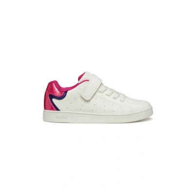 Afbeelding van Geox Sneakers laag voor kinderen, Maat: 30, White fuchsia Schoenen