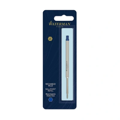 Afbeelding van Balpenvulling Waterman medium blauw blister
