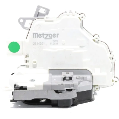 Afbeelding van METZGER 2314201 Deurslot zonder dubbele vergrendeling, met elektrische bediend kinderslot Links achter AUDI: A6 C7 Saloon, Avant
