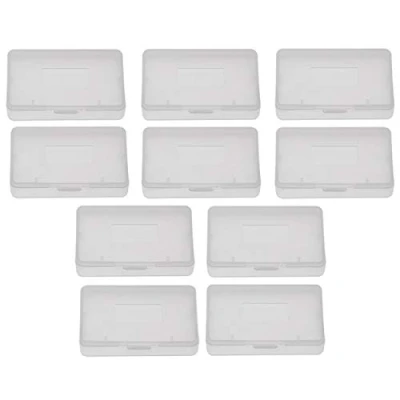 Afbeelding van 10 stuks transparante anti stofhoes cartridge Game Case Box voor Boy Advance Gba, 6,5 x 4 0,8 cm