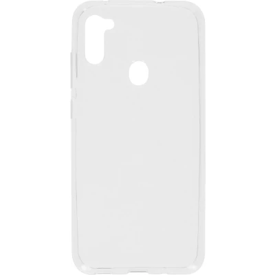 Afbeelding van iMoshion hoesje Geschikt voor Samsung Galaxy M11 / A11 Siliconen Design Transparant Zwart Line Art Woman Black