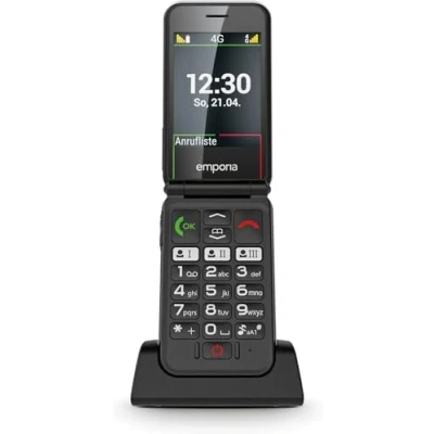Image de emporiaSIMPLICITYglam Téléphone de service RAM 32 Mo / Mémoire interne 64 320 x 240 pixels noir