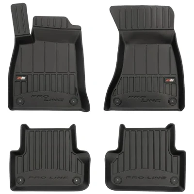Afbeelding van M MOTOS rubberen vloermatten voor Audi A5 Sportback F5 vanaf 2016 Maak autorijden comfortabeler met de zwarte antislip auto mat 3D Vloermat alle weersomstandigheden, bescherming tegen vuil