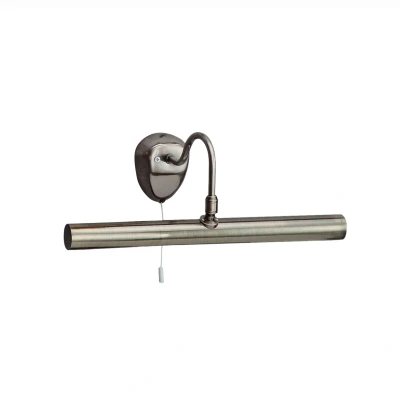 Afbeelding van Searchlight Picture Lights Wandverlichting Met Trekschakelaar 36 X 13 Cm Antiek Messing