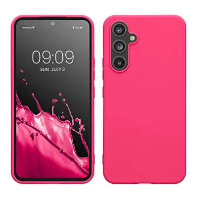 Afbeelding van kwmobile telefoonhoesje geschikt voor Samsung Galaxy A54 5G Hoesje smartphone Back cover in neon roze