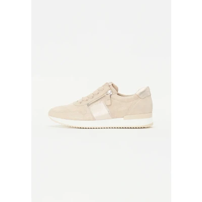 Afbeelding van Gabor Sneakers laag, Dames, Maat: 35, Desert/puder Veloursleer