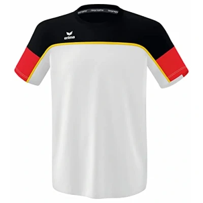 Afbeelding van erima CHANGE by T shirt wit/zwart/rood