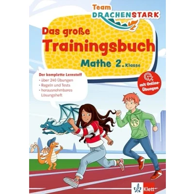 Afbeelding van Klett Team Drachenstark: Das große Trainingsbuch Mathe 2. Klasse