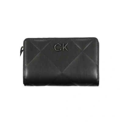 Afbeelding van Calvin Klein RE LOCK Quilt Bifold Wallet Portemonnee, Dames, Maat: One Size, Black