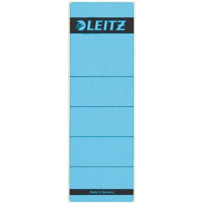 Image de Etiquette autocollantes dos de classeurs 61 x 192 mm bleu x10 leitz 16420035