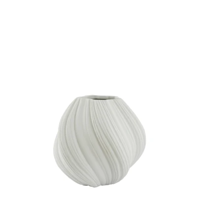 Afbeelding van Light &amp; Living Vaas YATUNG Ø52x48cm Wit