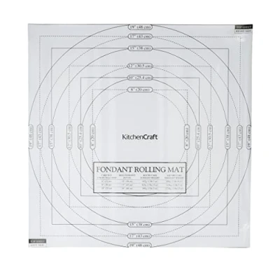 Afbeelding van Sweetly Does It Kitchencraft Suikerpasta, 50 x cm, wit, mix van verschillende materialen, 9 12 16 cm