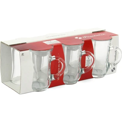 Afbeelding van Pasabahce Keyif Turkse Theeglazen Met Oor Set van 6 140 ml