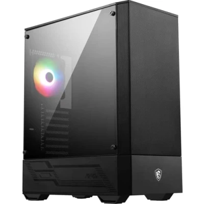 Image de MSI MAG SHIELD 110R Mid tower ATX panneau latéral fenêtré (verre trempé) pas d&#039;alimentation (ATX) USB/Audio