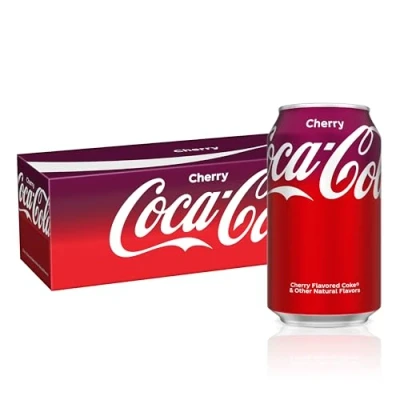Afbeelding van Coca Cola Gasverfrissing met kersensmaak 12 x 355 ml verpakking totaal: 4260
