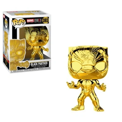 Afbeelding van Black Panther (Chrome) #383 Marvel 10 year Anniversary Funko POP!