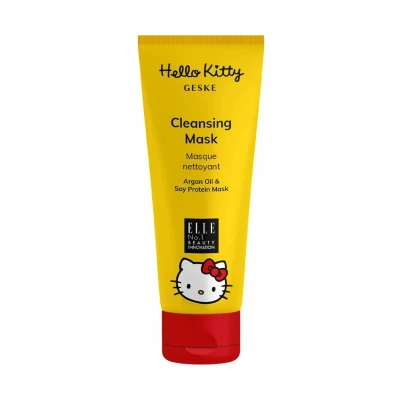 Afbeelding van GESKE x Hello Kitty Reinigingsmasker Eenvoudig aanbrengen met het Sonic Warm and Cool Mask Zuiverend verzorgend masker Gezichtsmaskers voor dames en heren Vegan formule zonder dierproeven
