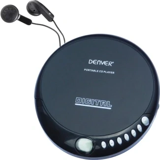 Afbeelding van Denver Discman Draagbare CD Speler Inclusief Oordopjes CD/CD R/CD RW DM24MK2