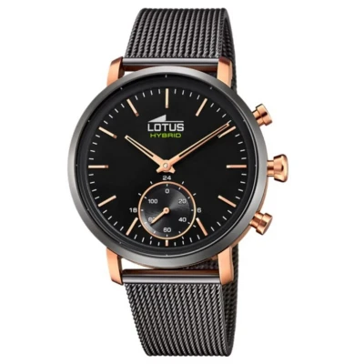 Afbeelding van Lotus Connected Horloge, Heren, Maat: One Size, Black