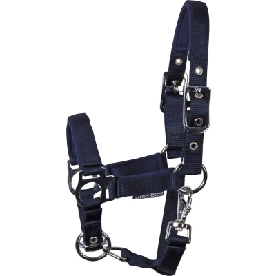 Afbeelding van Harry&#039;s Horse Veulenhalster Gevoerd Navy VEULEN