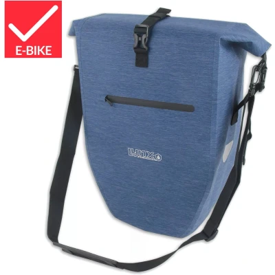Afbeelding van Lynx Fietstas enkel tpu 28l blauw waterdicht e bike hayes