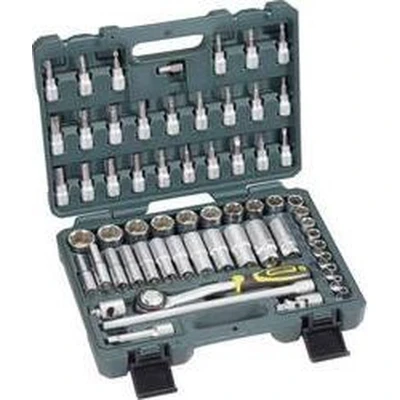 Afbeelding van Brüder Mannesmann M 2045 SL Dopsleutelset Metrisch 3/8 (10 mm) 61 delig