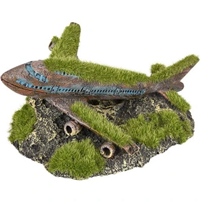 Afbeelding van Aquarium decoratie Kozma Vliegtuig 16 x 12 7 cm