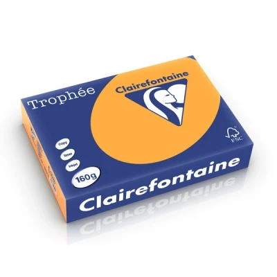 Image de Clairefontaine Ramette Papier A4 160g Clementine