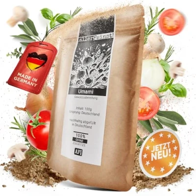 Afbeelding van allerFeinst! Umami kruidenbereiding glutamaatvrij veelzijdige specerijen, kruidig, 1 verpakking (1 x 100 g)