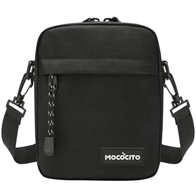 Afbeelding van MOCOCITO Sac Bandoulière Homme &amp; Femme Petit Sacoche (NOIR)…