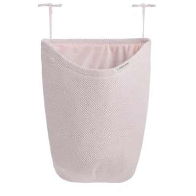 Afbeelding van Baby&#039;s Only Gebreide boxzak Opbergzak speelgoed Boxopbergzak Boxtas Speelgoedzak Classic Roze