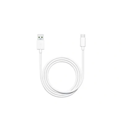 Afbeelding van OPPO SuperVooc USB Type C kabel, supersnel opladen, 1 meter Wit