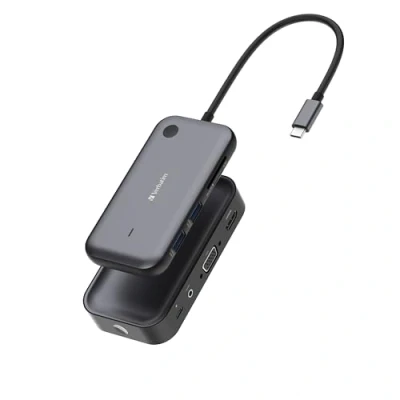 Afbeelding van Verbatim Share My Screen USB C Draadloze Monitor Adapter 1.080P