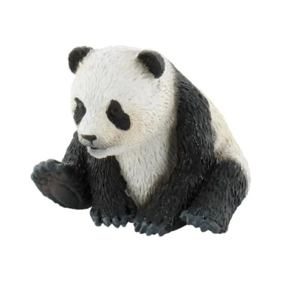 Afbeelding van Bullyland babydieren speelfiguur jonge panda 3 cm PVC vrij kunststof