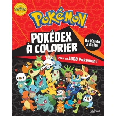 Image de Pokémon Pokédex de Kanto à Galar colorier