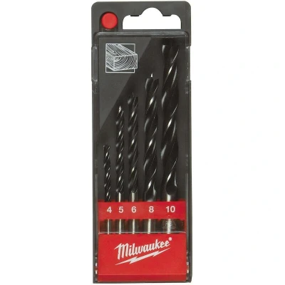 Afbeelding van MILWAUKEE 4932352465 houtborenset in kunststof cassette 5 delig