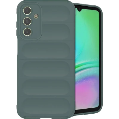 Afbeelding van iMoshion Hoesje Geschikt voor Samsung Galaxy A15 (4G) / (5G) Siliconen EasyGrip Backcover Donkergroen