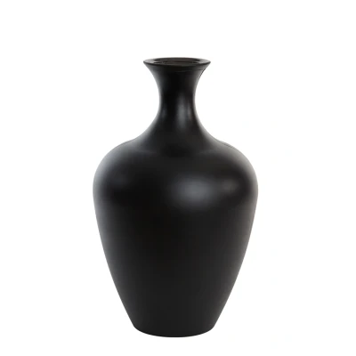 Afbeelding van Light &amp; Living Vaas RUBRA 40x40x65 Zwart