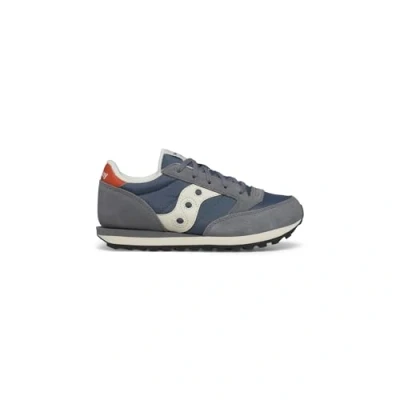 Afbeelding van Saucony JAZZ Original Unisex Sneakers laag voor kinderen, Maat: 30, Grey/blue/orange Leer/ synthetisch