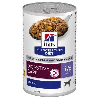 Afbeelding van Hill&#039;s Prescription Diet I/D Digestive Care Low Fat Blik Hondenvoer 360 g